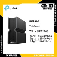 TP-LINK BE550 BE9300 Tri-Band Wi-Fi 7 Router