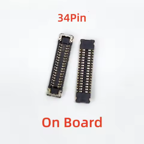 5-10Pcs 34Pin LCD Display Screen Connector MainBoard FPC For Vivo Y91 Y91 Y95 Y93 Y93S Y71 Y75 Y79 Y