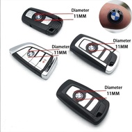 11mm Car Remote Key Fob Emblem Badge Radio button Sticker For BMW F10 E90 F20 E46 E60 E70 E39 E36 E8