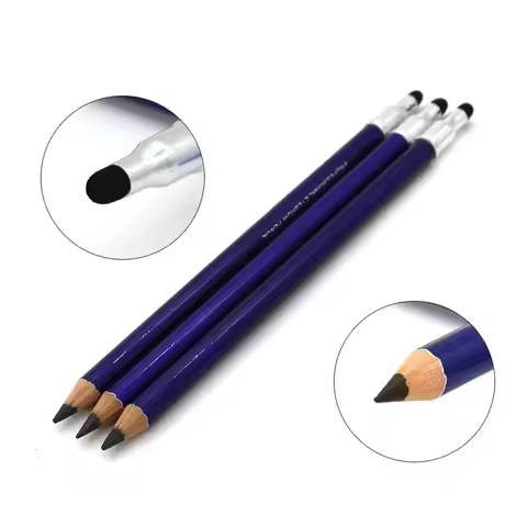 Microblading Semi-permanent Makeup Tattoo Eyebrow Pencil Positioning Double Head Waterproof Eyebrow 