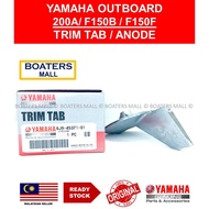 YAMAHA OUTBOARD 6J9-45371-01 (TRIM TAB / ANODE) 2 STROKE 200A / 4-STROKE F150B/F150F100% ORIGINAL-BO