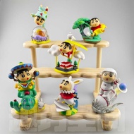 Box W Blind Crayon Shin Chan Sports Style Shin Chan 6 Ornaments Desop Decoration Gift Handmade Mode