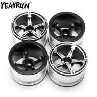 Yeahrun Aluminum 2.2 Beadlock Wheel Rim For 1/10 Rc Crawr