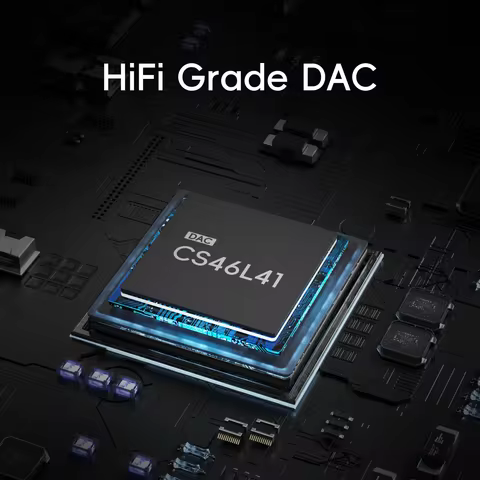 HiBy Digital D1 Type C HiFi Audio Dongle USB DAC Headphone AMP PCM32Bit/384kHz 3.5mm Output CS46L41