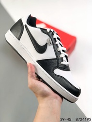 Genuine This model fits the size of Nike ebernon low PRM white black fashion sports shoes (product with box, free shipping)