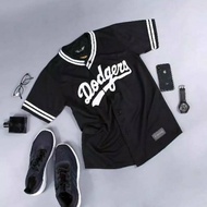 Dodgers Black Baseball Jersey for Men and Women