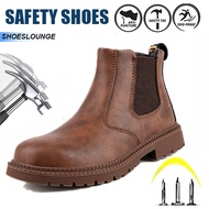 【Ready Stock】safety shoes /safety boot/Men's shoes Kasut lelaki work shoes  Anti puncture Latest sty
