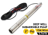 Mesin Pompa Air 2 Inch 1/4 PK Pompa Celup 2" 1 HP 2 HP Pompa Submersible Pompa Sibel Pompa Satelit P