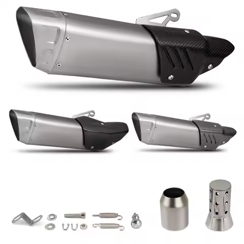 Suitable for C400GT C400X R1 R3 R7 R6 zx25r zx6r Motorcycle Exhaust Modification Mid-Pipe Universal 