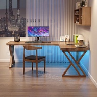 SR  Solid Wood Home Office Student Study Writing Two Person E-sports Computer Desk