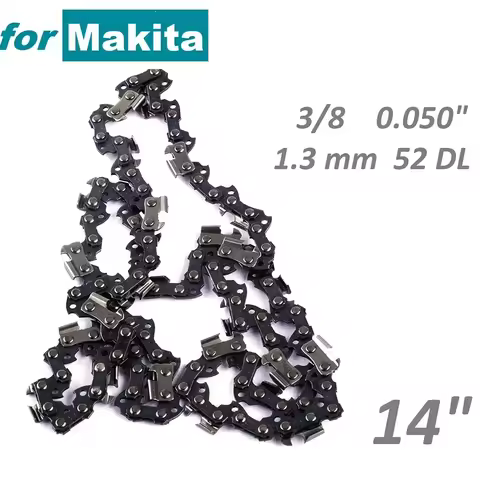 14 Inch Chainsaw Chain 1.3MM 3/8 0.050" 52DL For UC3541A UC3551A EA3501S35B EA3601F35B Saw Chains Po