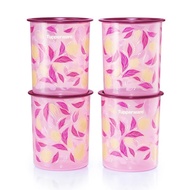Tupperware One Touch Petalz/ Blue/ Royale Bloom Canister Junior 2L / fit 1kg milo