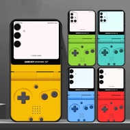 【Y-17】Game console cover for Samsung A60 A70 A71 A72 A73 F62 TPU phone case black silicone shockproo