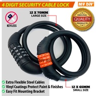 !!! 4 DIGIT SECURITY LOCK PASSWORD CYCLING BICYCLE SECURITY BICYCLE DIGIT LOCK / MOTORBIKE DIGIT LOC