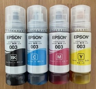 หมึกเติมแท้100% EPSON 003BK C M Y สำหรับรุ่น L1110/L3110/L3150/L5190 ปริมาณ 70ml. การพิมพ์ 4,500 page