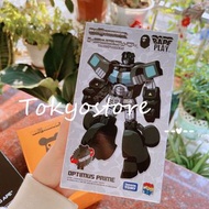 BE@RBRICK × TRANSFORMERS OPTIMUS PRIME BAPE (R) BLACK