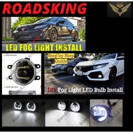 IPH SUPER LED FOG LAMP LAMPU LIGHT DAYLIGHT HONDA ACCORD CITY JAZZ HRV CIVIC FC FE