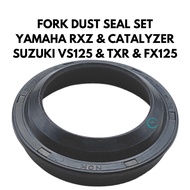 FORK DUST SEAL FORK OIL SEAL YAMAHA RXZ CATALYZER SUZUKI VS125 VS150 TXR PANTHER TXR 150 FX125