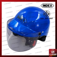 หมวกกันน็อค INDEX รุ่น Lady เลดี้ มีหลายสี พร้อมหน้ากาก หมวกกันน๊อค ครึ่งใบ by C.S.MOTORBIKE