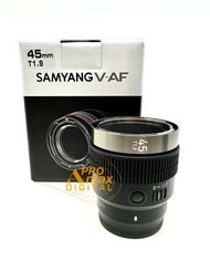 全新現貨✅ Samyang V-AF 45mm T1.9 FE for Sony E 自動對焦電影鏡頭 VAF Cine AF Cinema Lens (水貨) Brand New ZV-E1 FX6 FX3 FX30 A1 A7C II A7CR A7CII A7C2  A7 A7 III A7R IV A7S A7III