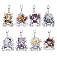 Genshin Impact Genshin Impact Genshin Impact Sugar Mona Acrylic Keychain Game