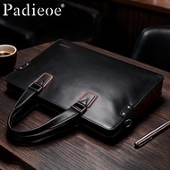 Top-grade leather handbag made from genuine cowhide stylish and fashionable suitable for official br