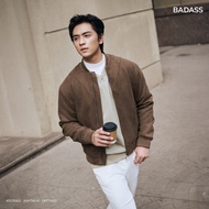 BADASS SuedeJacket Soft Leather Surface, Comfortable Loose Form, Good Windscreen to Keep Warm - ADLT