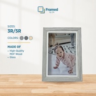 2A Picture Frame 3R/5R Modern Wood Minimalist Design Wall Decor Photo Frame (Y2108)
