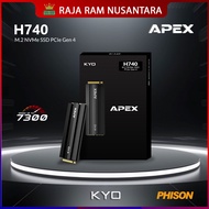 Ssd KYO APEX H740 1TB/2TB M.2 Nvme PCIe Gen4 x4 SSD Nvme Gen 4 1TB/2TB SSD Nvme PCIe 4.0