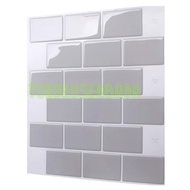 NEW Premium Peel&Stick 3D Wall Tile Beautiful Series TB800/T800 (305x305x1.2mm) - 055 Grey White