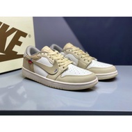 Sepatu Nike Air JORDAN AJ 1 Low Off White Custom Original 100% BNIB