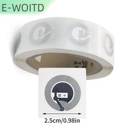【E-WOITD】 แท็ก NFC โปร่งใส 10 ชิ้น NTAG 213 โปรโตคอลสติกเกอร์ ISO14443A13.56MHz NTAG 213 แท็กสากลแท็