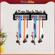 [PETSOLA] Medal Hanger Sturdy Easy to Install Wall Mounted Award Ribbon Organizer Race Medal Display