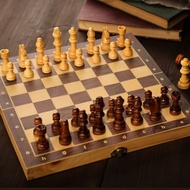 Wood Chess Board International Set Solid Chess Board Tournament Size Chessman