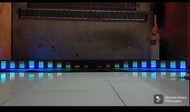 LED STROBO kaca depan TEXT 5 BARIS SETTING TEKS LEWAT HP 100-220cm 12V/24V