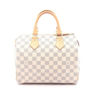 【二手】LOUIS VUITTONSpeedy 25 Damier Azur 手提包 N41534 PVC塗層帆布皮革 Speedy 25 女士二手 B