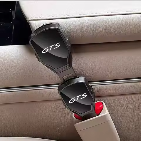 For Porsche GTS Cayenne Cayman Panamera Macan 911 718 928 901 930 Car Seat Belt Clip Extender Safety