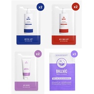 [Ballvic] *Pouch Sample* S/W Shampoo/Plus Shampoo/Hair Pack