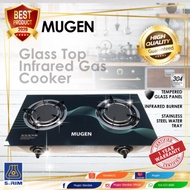 Mugen Infrared Gas Stove, Low Gas Consumption Fast Cooking Time Reliable nfrared Tempered Glass Gas Stove