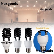 MAXGOODS UV Black Light, AC 220V Support Spiral LED light,  Energy Saving Ultraviolet Fluorescent CF