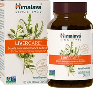 Himalaya LiverCare for Total Liver Support, Cleanse and Detox, Protects Cells & Enzymes, 375 mg, 180