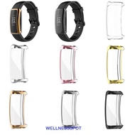WELLNESSSPOT Fitbit Inspire 3 Screen Protector, Watch Cover Case TPU Inspire 3 Watch Cover, Anti Scr