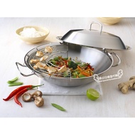 German Direct MailFissler Fissler Accord Sunflower Pot Bottom Stainless Steel Double Ear Wok.Counter