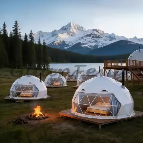 Outdoor Tent Igloo-style Glamping Tent Waterproof Dome Igloo Tent