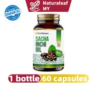 GNI Sacha Inchi Oil-60 Capsules per Bottle,Care for Brain Health;Stably lowering blood pressure, sof