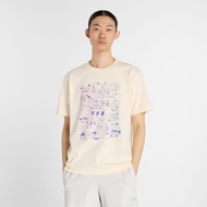 New Balance Mens Athletics Culture Mural T-Shirt - PERMAFROST
