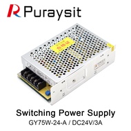 Puraysit 24V 3A CNC Router Power Switch GY75W-24-A 24V 3A Power Supply