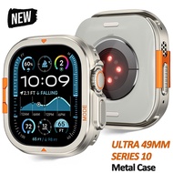 Metal Case for i Watch Ultra 3 49mm 11 10 46mm Protector Aluminum Alloy Cover Bumper Frame for IWatc