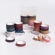 Masking Tape Set 10Pc Agugu Style Washi Tape [Creativ]