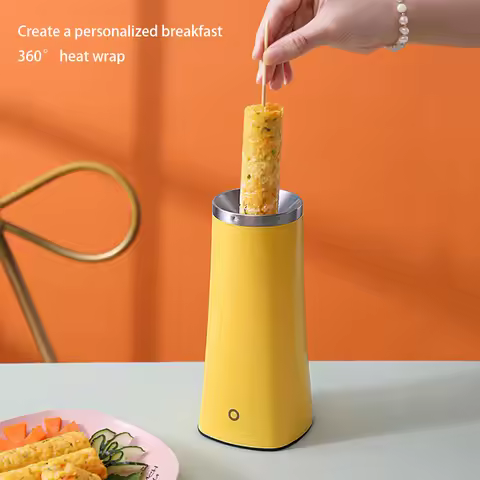 Auto Sausage Roller Boiler Machine Automatic Rising Breakfast Omelette Maker Multi-function Portable